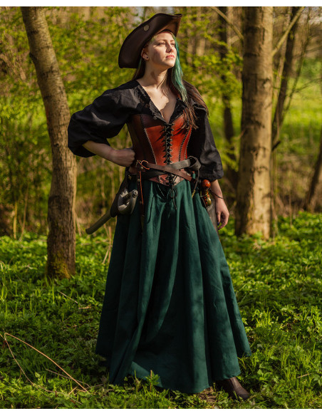 Blusa Medieval Annabelle Preta