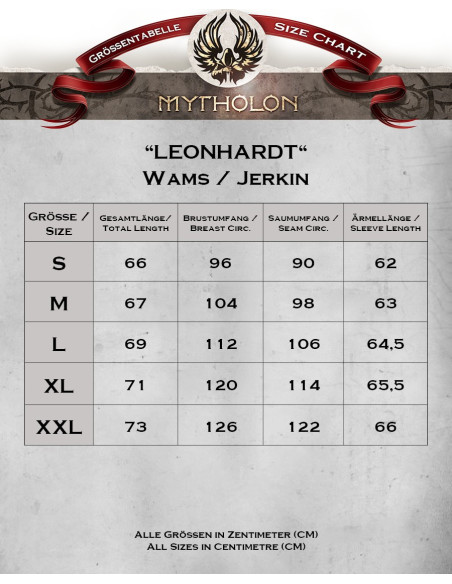 Colete medieval Leonardo na cor bordô