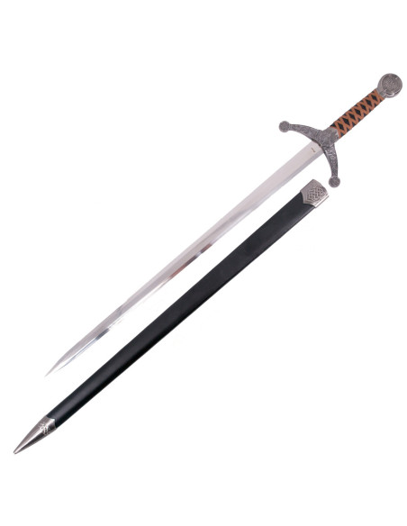 Espada com bainha decorada com Nó...