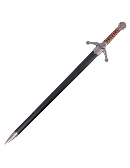 Espada com bainha decorada com Nó...