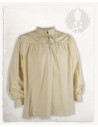 Camisa Medieval Roland em Creme, unissex
