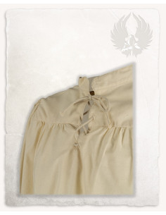 Camisa Medieval Roland em Creme, unissex 2
