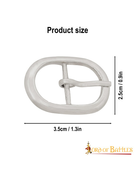 Conjunto de 3 pequenas fivelas ovais...
