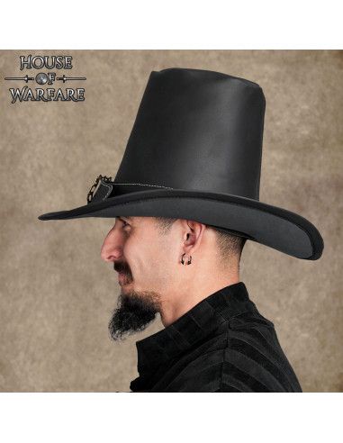Chapéu de bruxa renascentista, preto