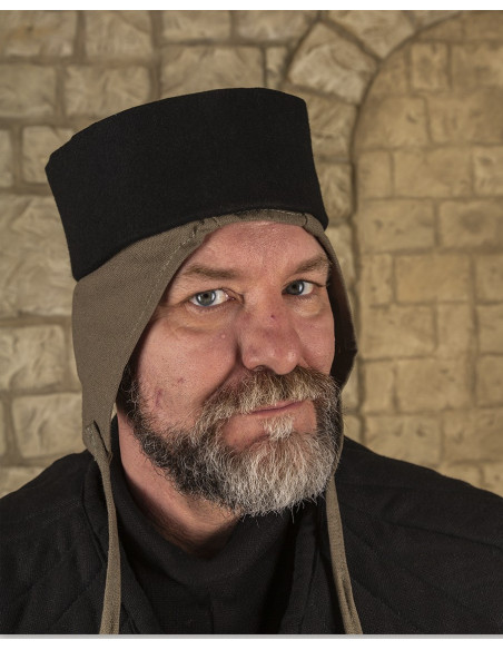 Crespina medieval clássica em algodão...