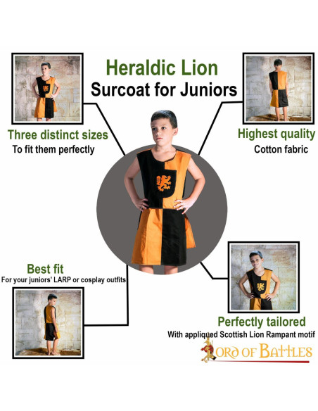 Tabardo infantil com escudo Lion...