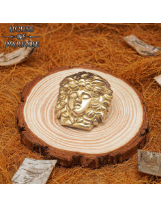 Decoração de bolsa de latão Medusa