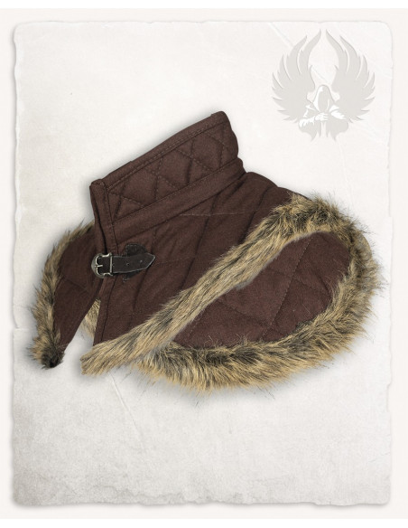 Gorge Nimue em lã, marrom