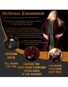 Jarro de hidromel com chifre Viking Lair (600 ml.) 2