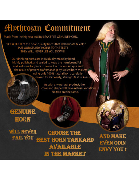 Jarro de hidromel com chifre Viking...