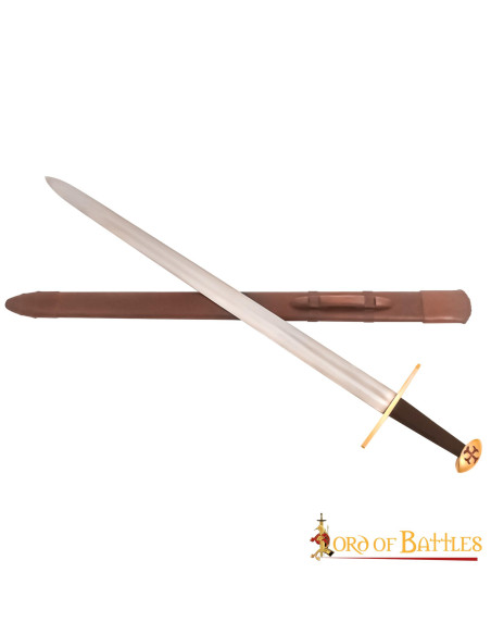 Espada funcional Templária de uma mão...