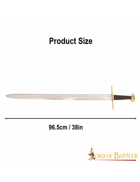 Espada funcional Templária de uma mão...