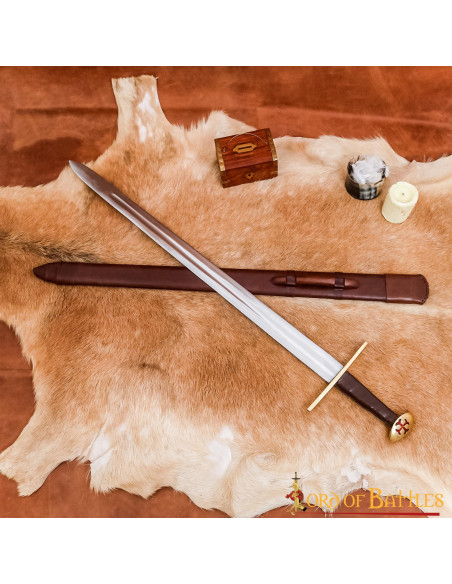 Espada funcional Templária de uma mão...