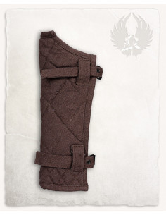 Torresmos medievais de Arthur em tela - marrom 2