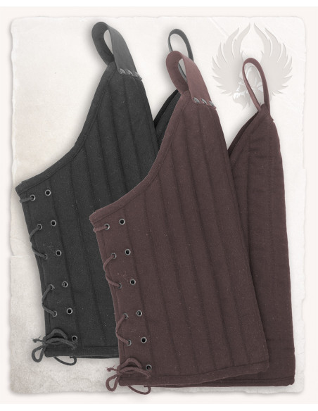 Guarda-pernas medievais acolchoados...