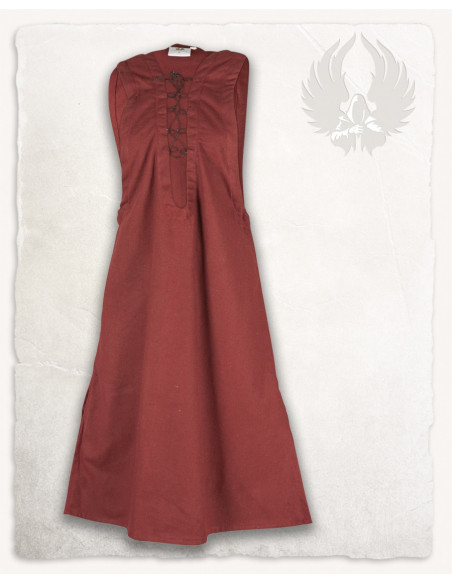 Túnica medieval Leonora sem mangas -...