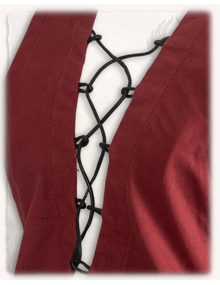 Túnica medieval Leonora sem mangas -...