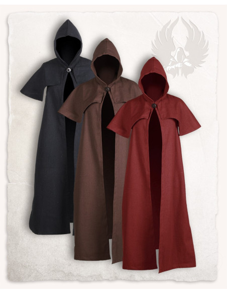 Abraxas Túnica aberta com capuz - Preto