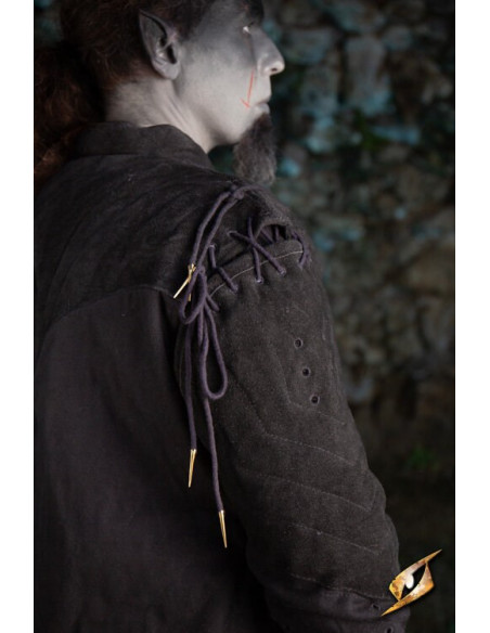 Fato de Elfo Negro com Charme Noturno...