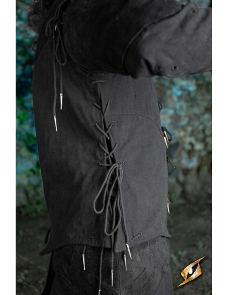 Fato de Elfo Negro com Charme Noturno...