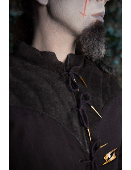 Fato de Elfo Negro com Charme Noturno...