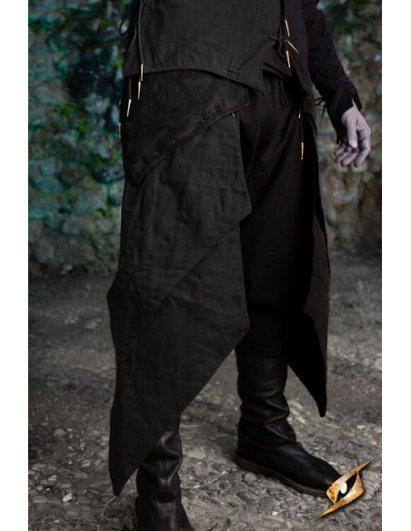 Fato de Elfo Negro com Charme Noturno...