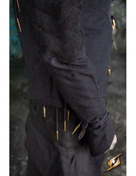 Fato de Elfo Negro com Charme Noturno...