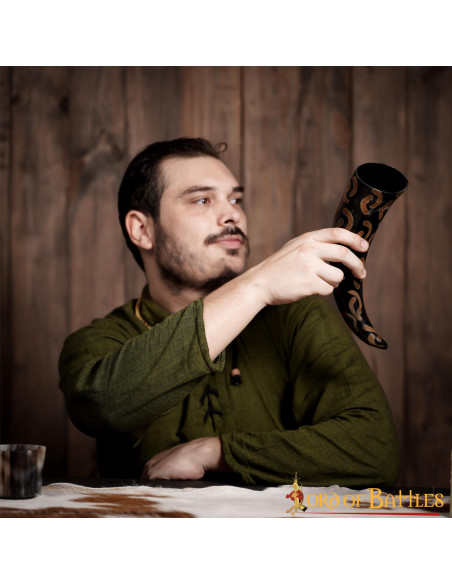 Chifre de boi para beber design Half...