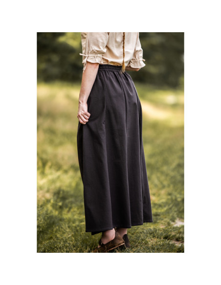 Saia medieval feminina Smilla, marrom...