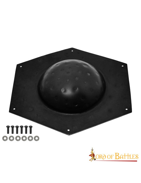 Umbo hexagonal para escudo romano em...