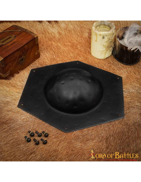 Umbo hexagonal para escudo romano em...