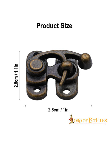 Conjunto de 3 pequenos ferrolhos de...