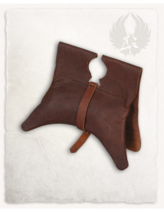 Pochete medieval Calvert em marrom (20x25 cm.)