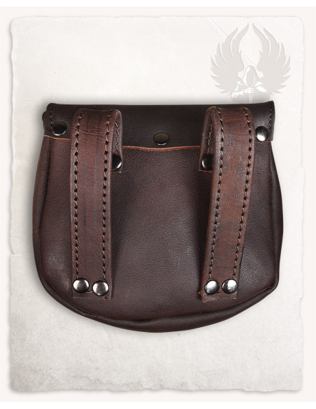 Bolsa León medieval, tipo pochete na...