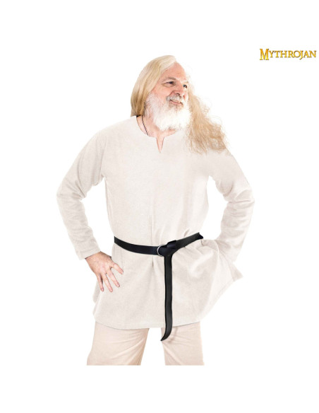 Túnica Viking em algodão cru...