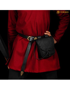 Bolsa nórdica com símbolo de Aegishjalmur em relevo,... 2