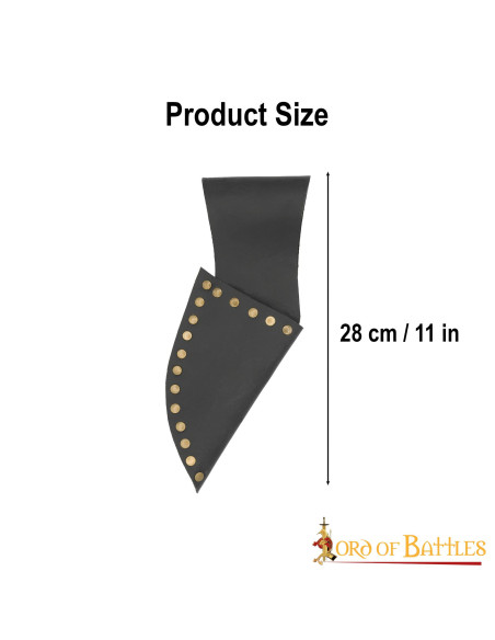 Baldric de couro para pistola pirata...