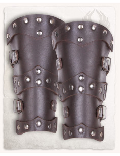 Pulseiras medievais para crianças, modelo Tobi - marrom