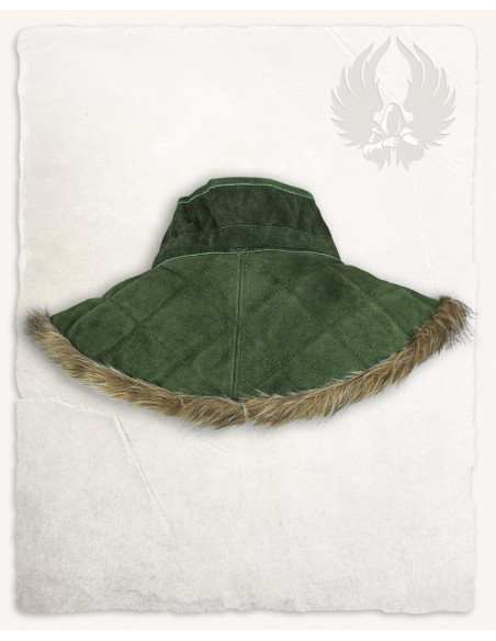 Gorge medieval Nimue em camurça -...