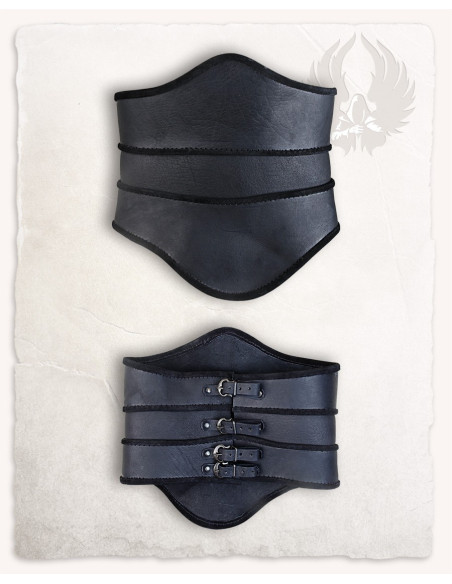 Corpete Medieval Escarlate - Preto