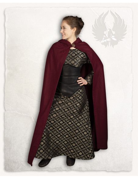 Corpete Medieval Escarlate - Preto