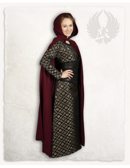 Corpete Medieval Escarlate - Preto