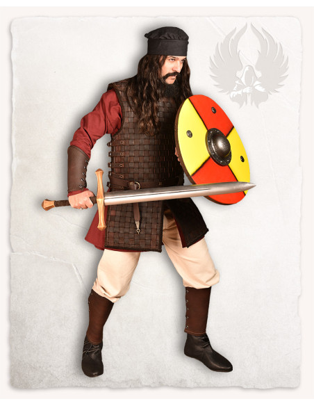 Pulseiras do período Borg em couro -...