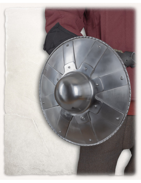 Broquel de mercúrio medieval (37 cm.)