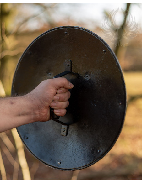 Broquel de mercúrio medieval (37 cm.)