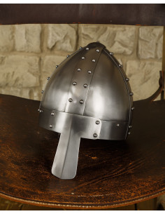 Capacete tipo Spangenhelm de Thor em aço
