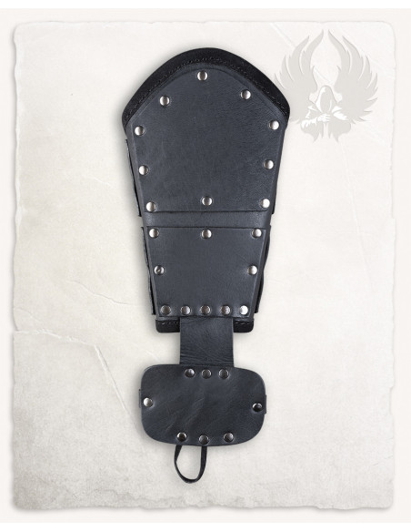 Quintus Roman Braçadeiras em Couro Preto