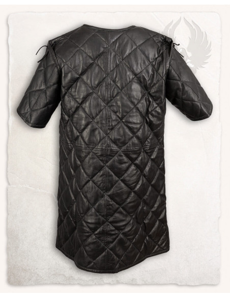 Haldur Medieval Gambeson em preto
