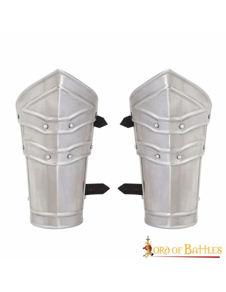 Pulseiras medievais de aço LARP Fantasy