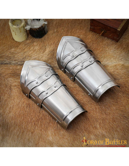 Pulseiras medievais de aço LARP Fantasy